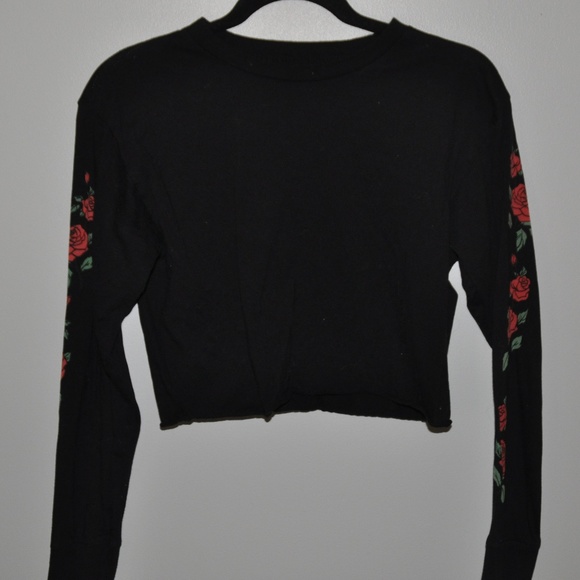 Ripple Cropped Rose Long Sleeve S - Picture 1 of 3